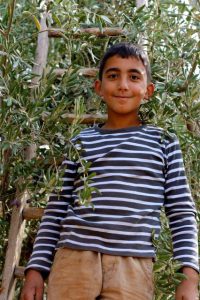 Jordanian boy in Ajloun, northern Jordan.