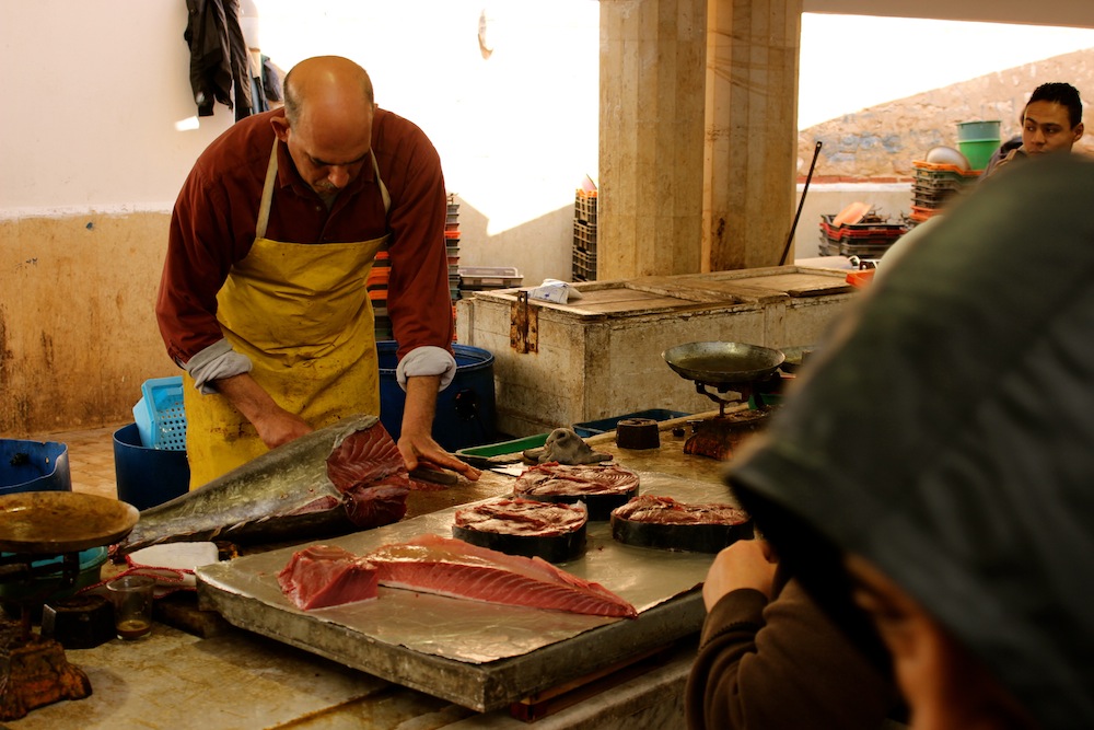 Fish Market Sfax Tunisia Medina