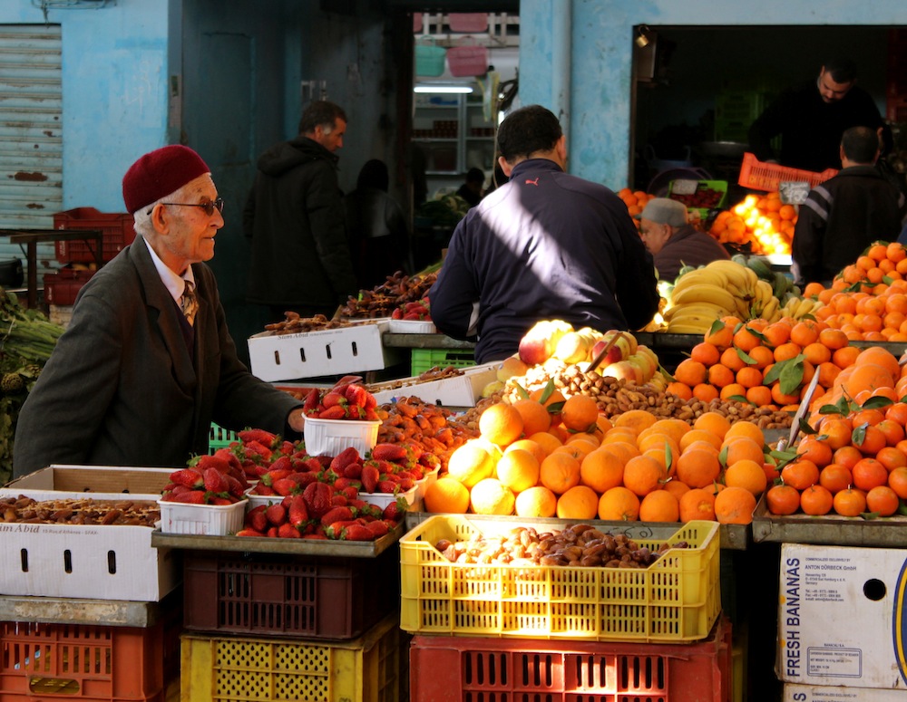 Fruit Market Sfax Tunisia Medina