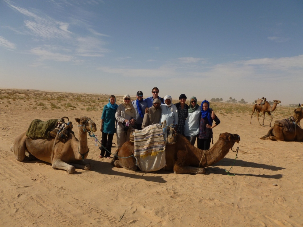Saying Goodbye with Camels and Guides