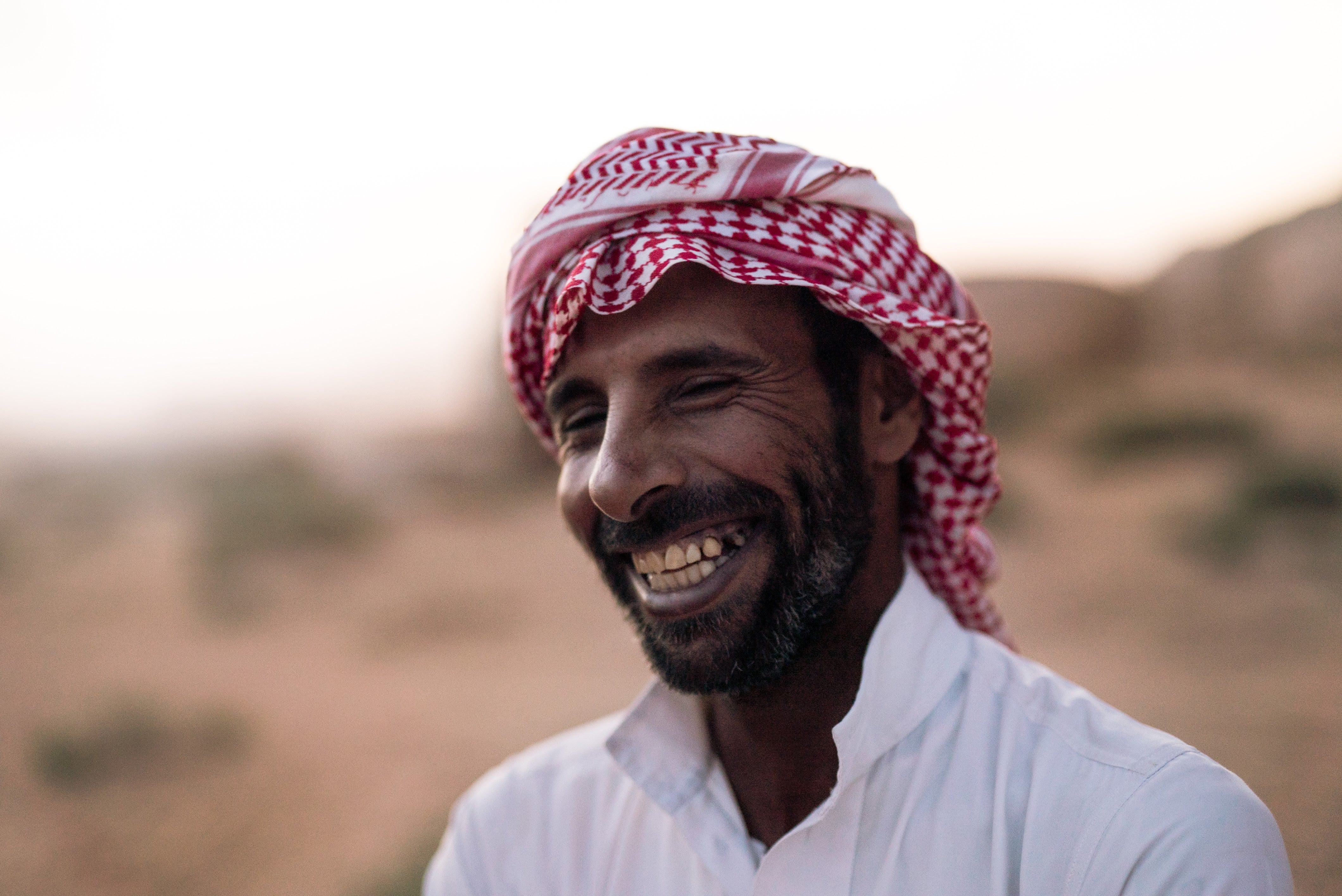 Meeting a Bedouin Jordanian