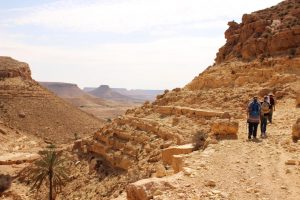 Hiking with a Local Guide Near Chenini Tunisia
