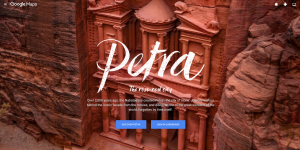 A narrated tour of Petra Jordan on Google Street View