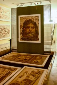 Roman mosaics are displayed in the Sousse Archaeological Museum