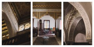 Alhambra inspired architecture.
