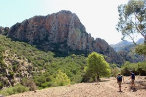Djebel Zaghouan Hiking Scene with Two Hikers